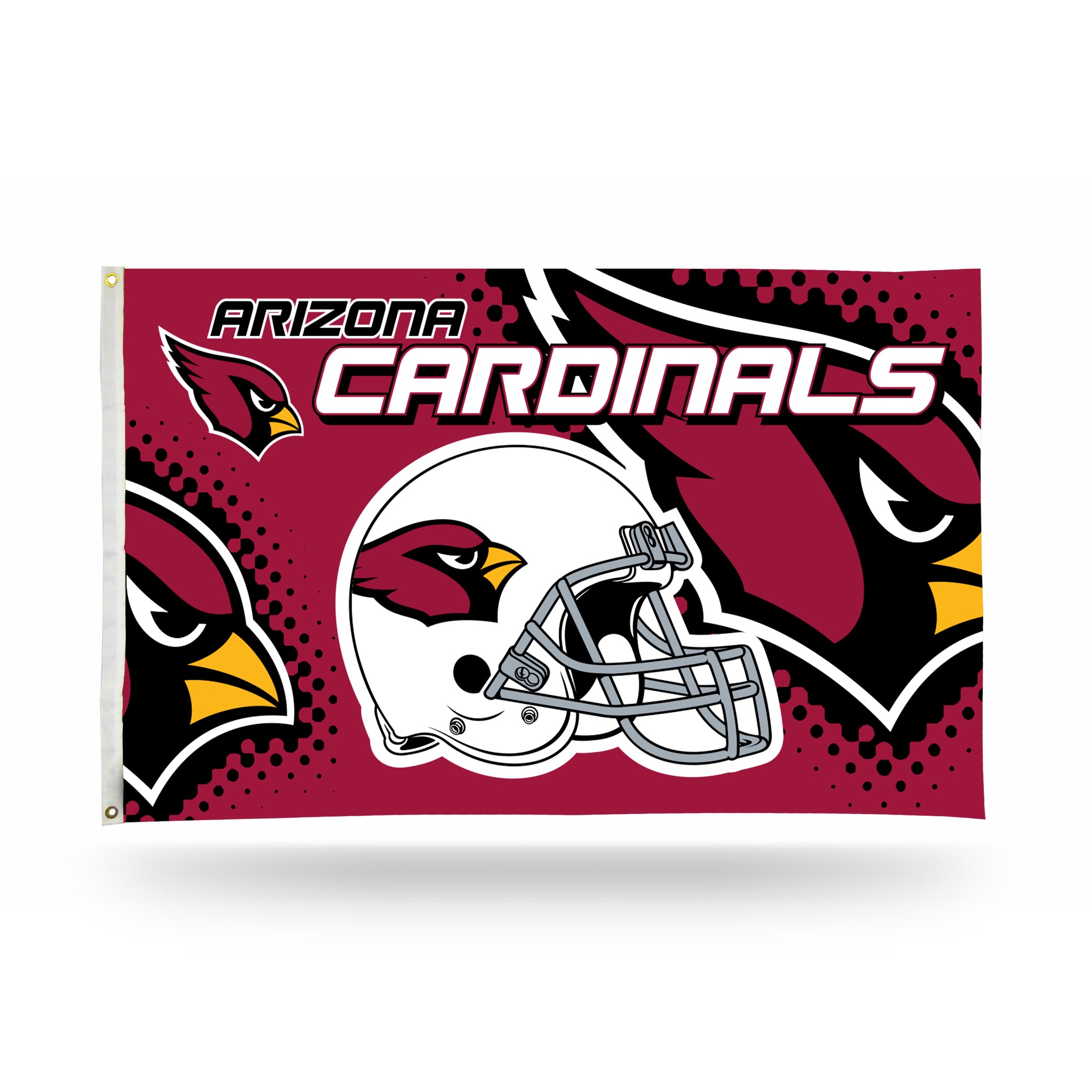 Arizona Cardinals 3x5 Premium Banner Flag (Helmet Desgin)