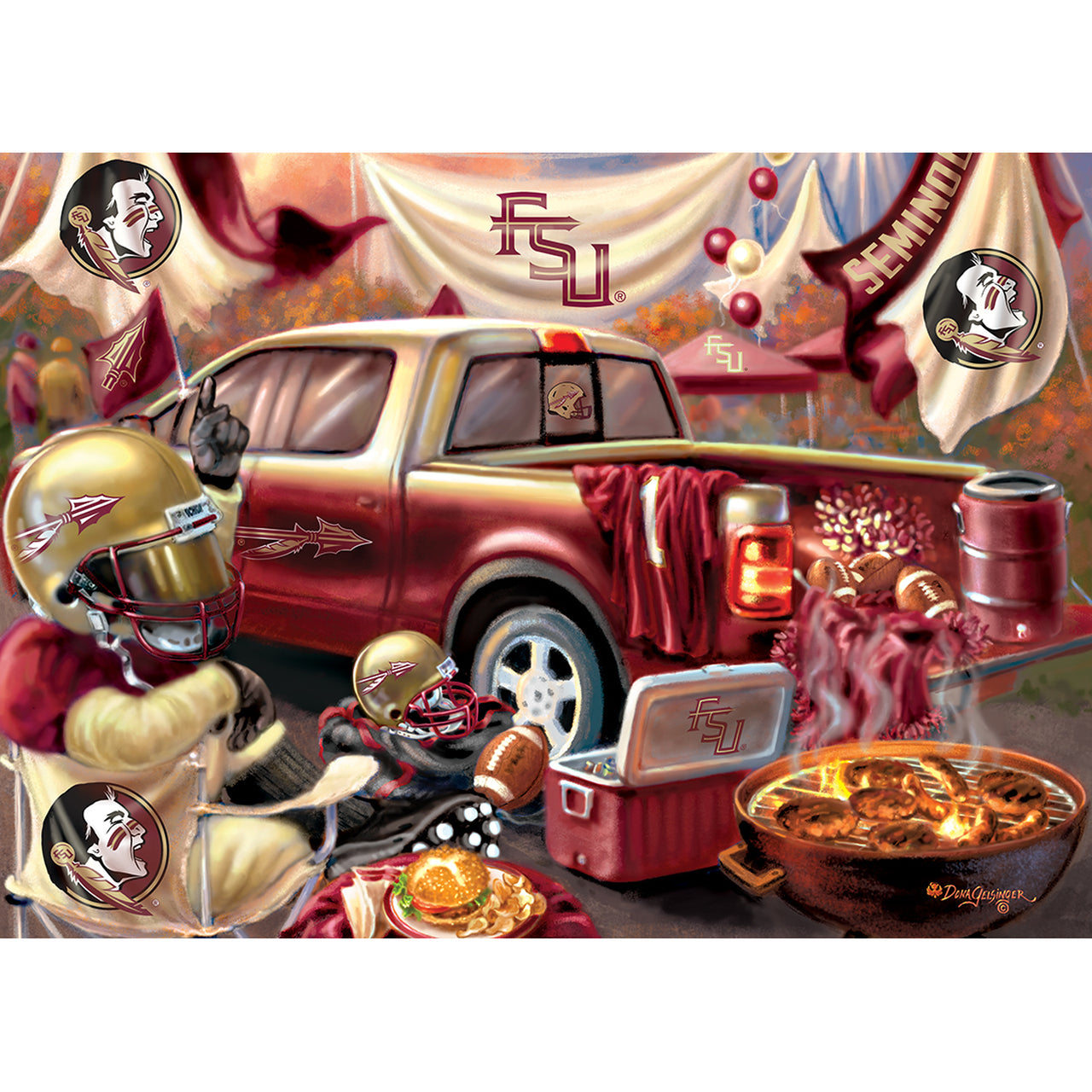 NCAA FLORIDA STATE GAMEDAY 1000 PIECE PUZZLE