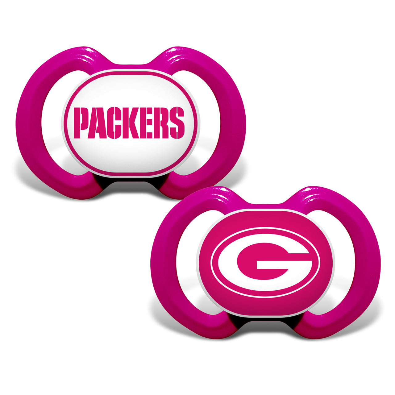BABY FANATICS GREEN BAY PACKERS 2-PACK PACIFIERS - PINK