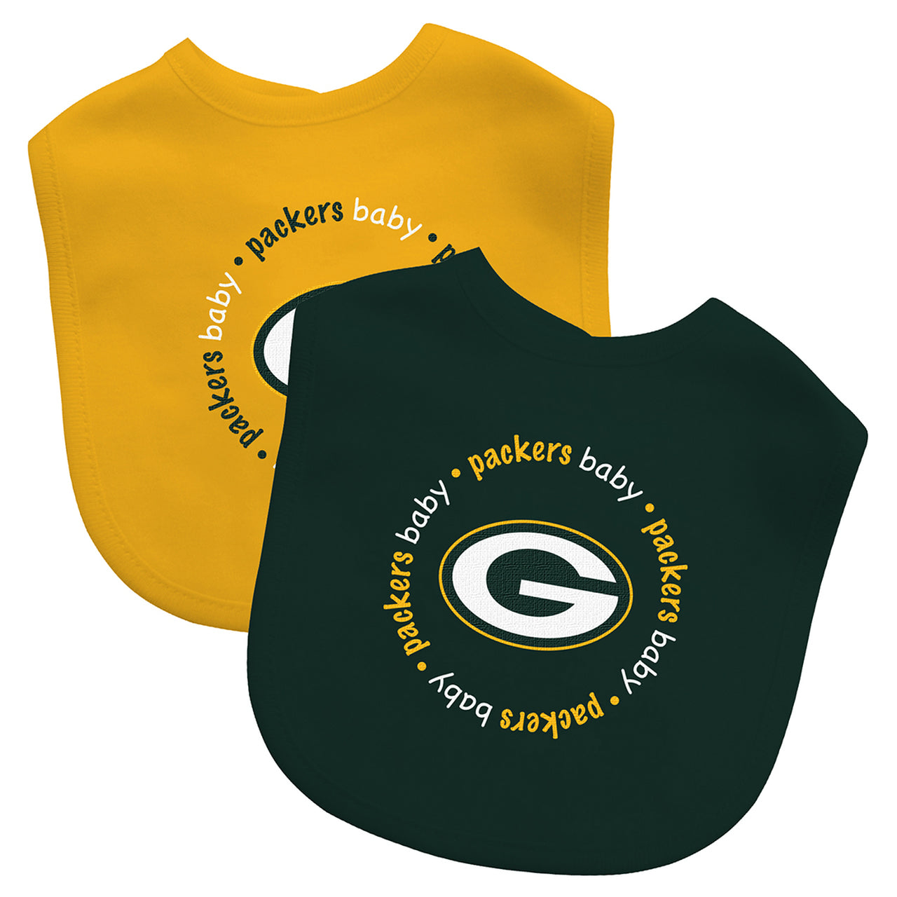 BABY FANATIC NFL GREEN BAY PACKERS 2-PACK BIBS