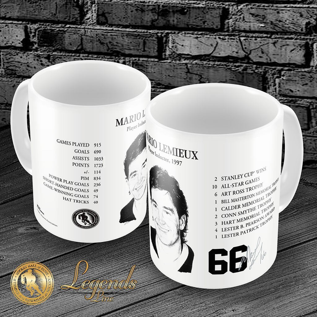 1997 Mario Lemieux - NHL Legends 15oz Ceramic Mug