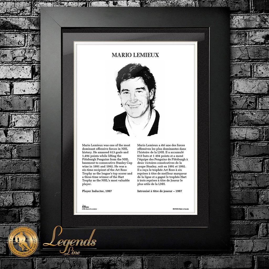 1997 Mario Lemieux - NHL Legends 12x16 Frame