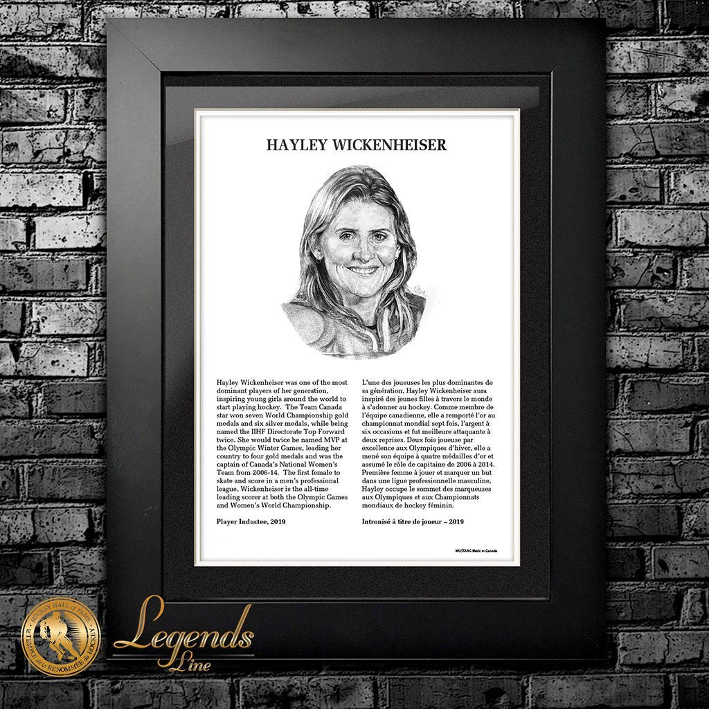 2019 Hayley Wickenheiser - NHL Legends 12x16 Frame