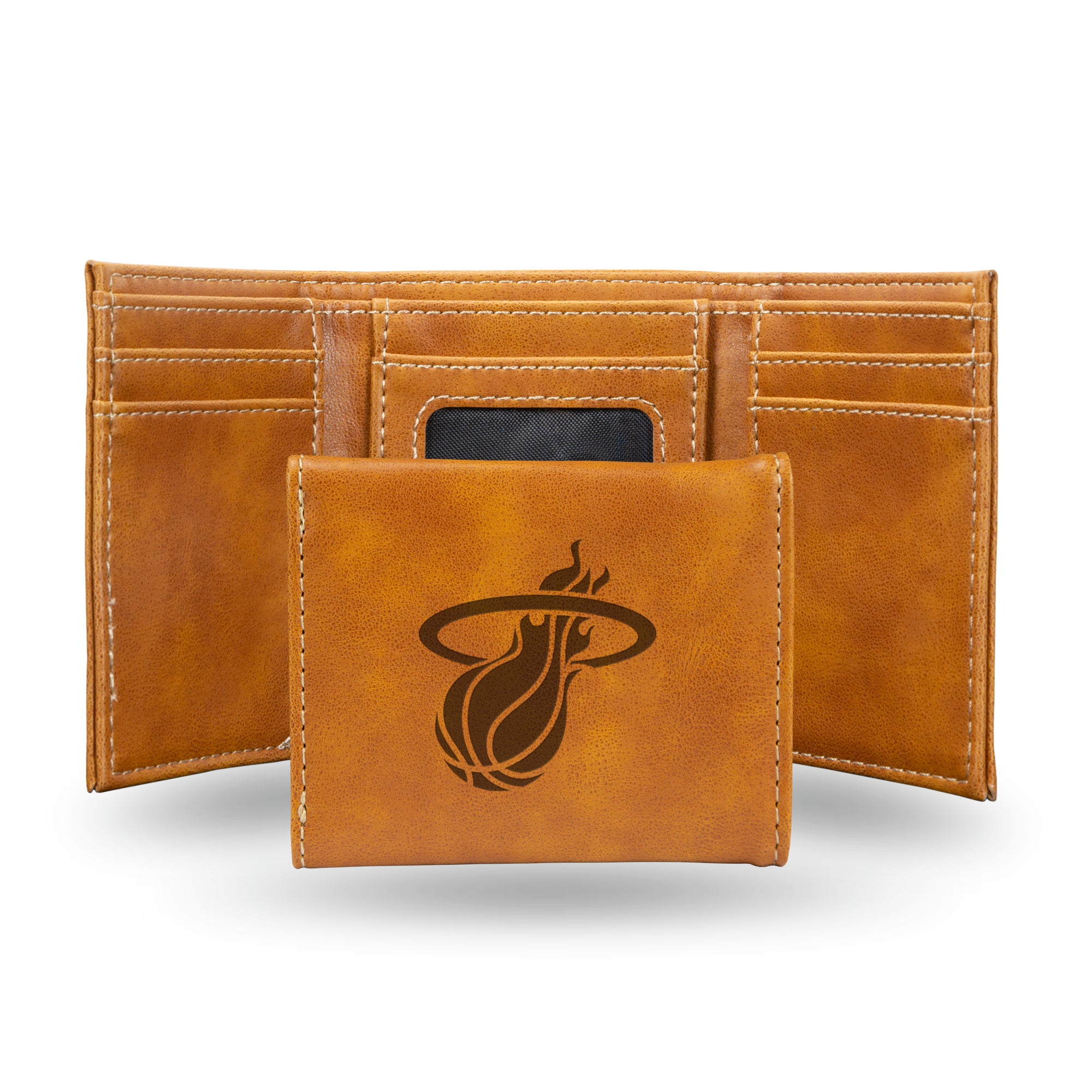 Miami Heat Brown Laser Engraved Trifold