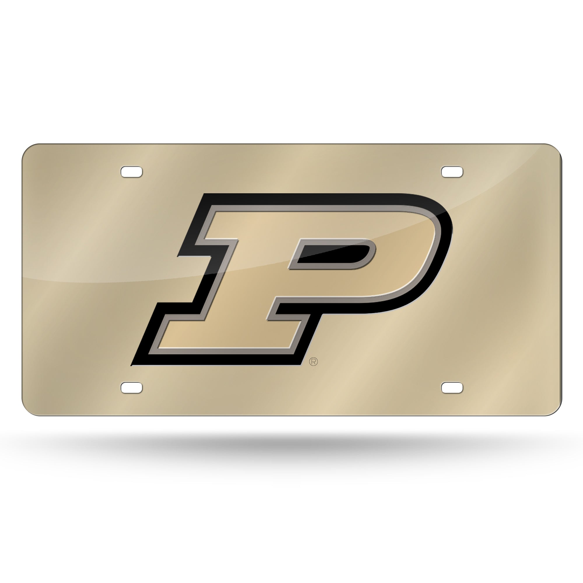 Purdue Boilermakers Colored Laser Cut Auto Tag