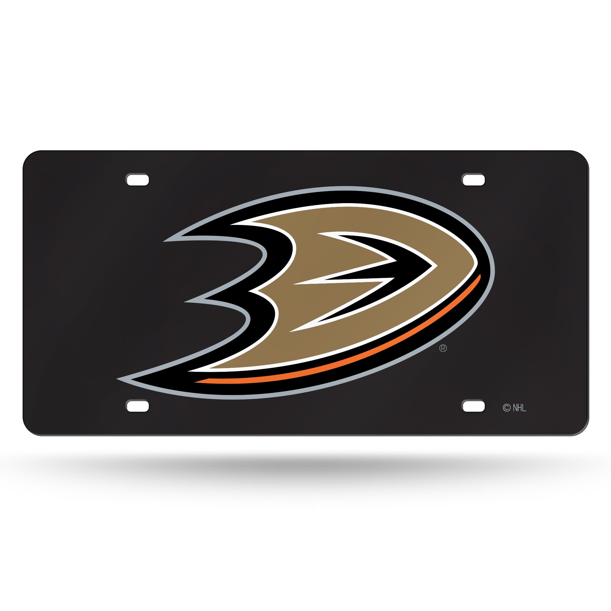 Anaheim Ducks Colored Laser Cut Auto Tag