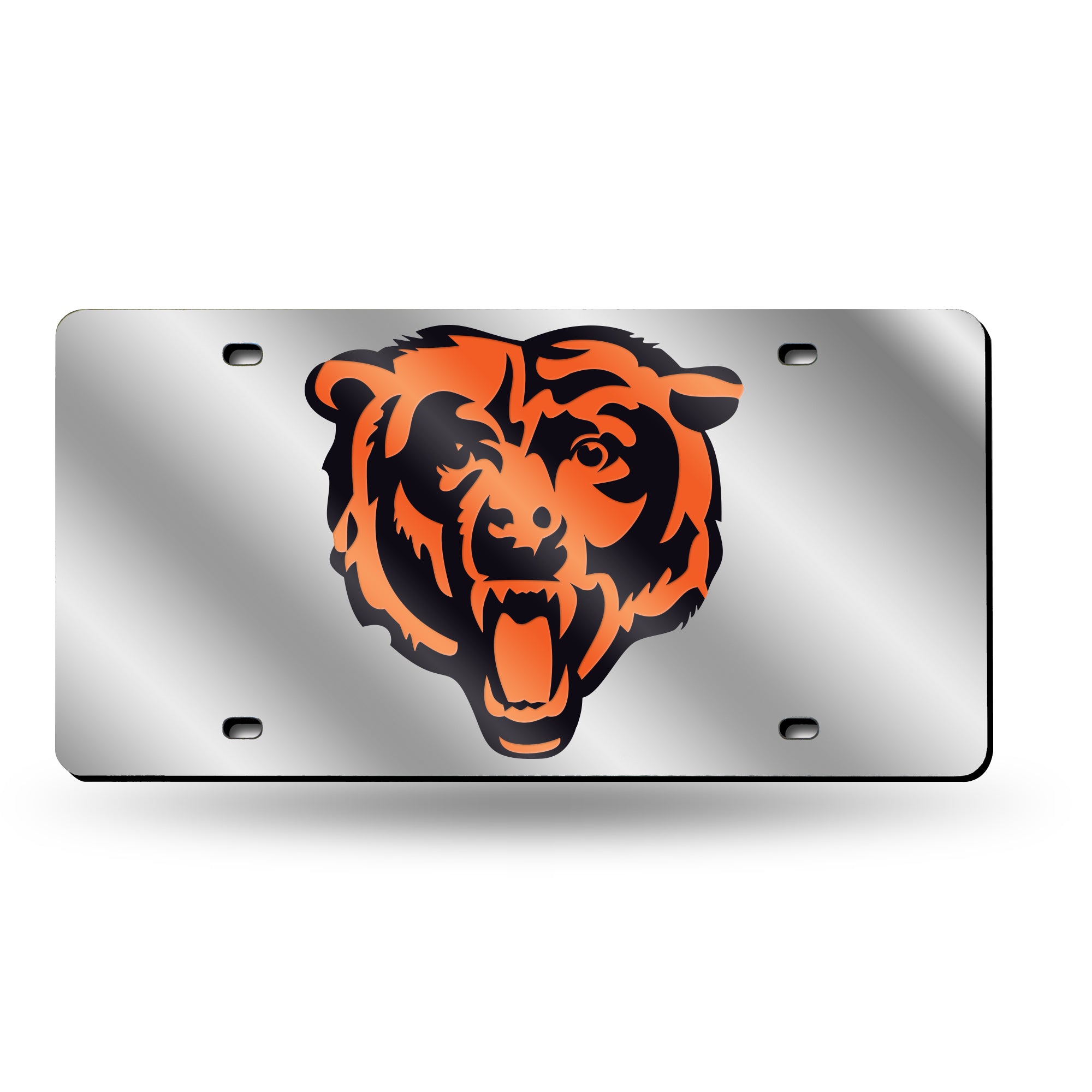 Chicago Bears Silver Laser Cut Tag