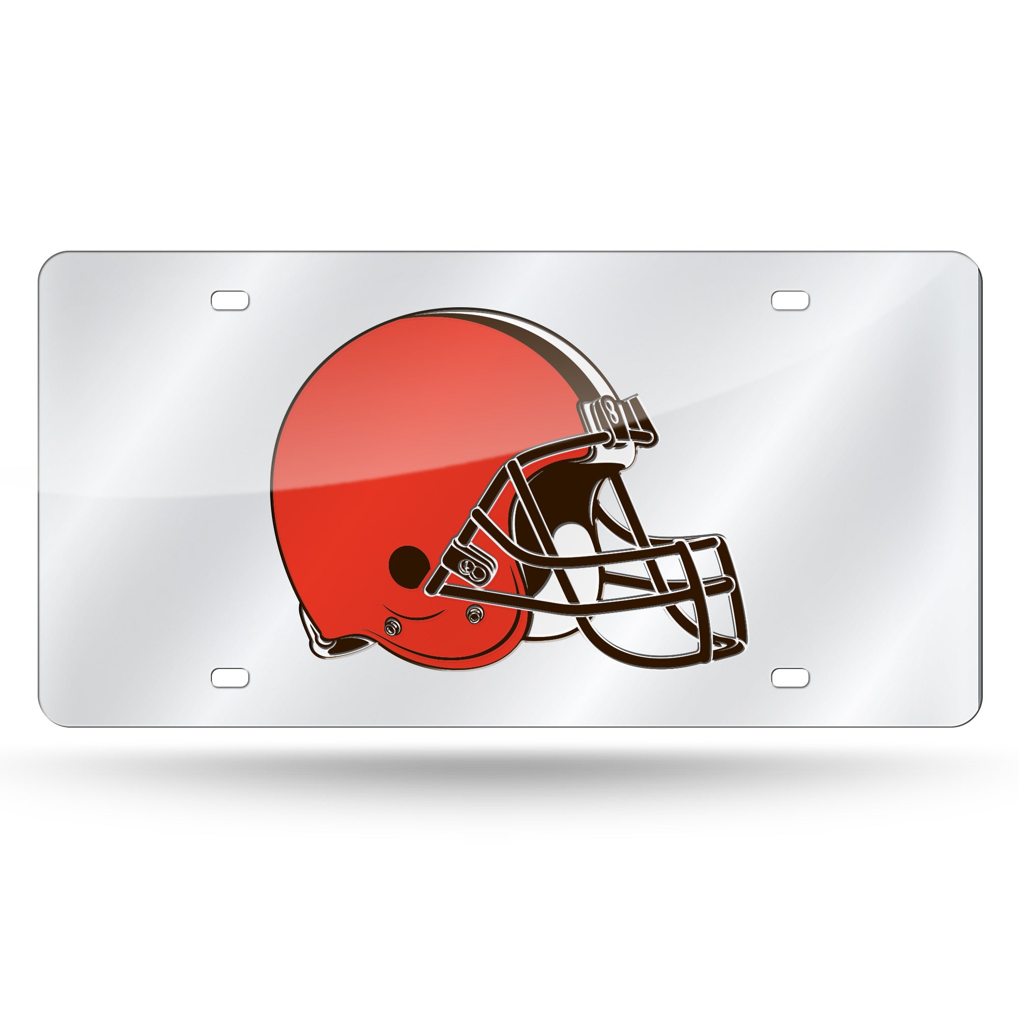 Cleveland Browns Silver Laser Cut Tag