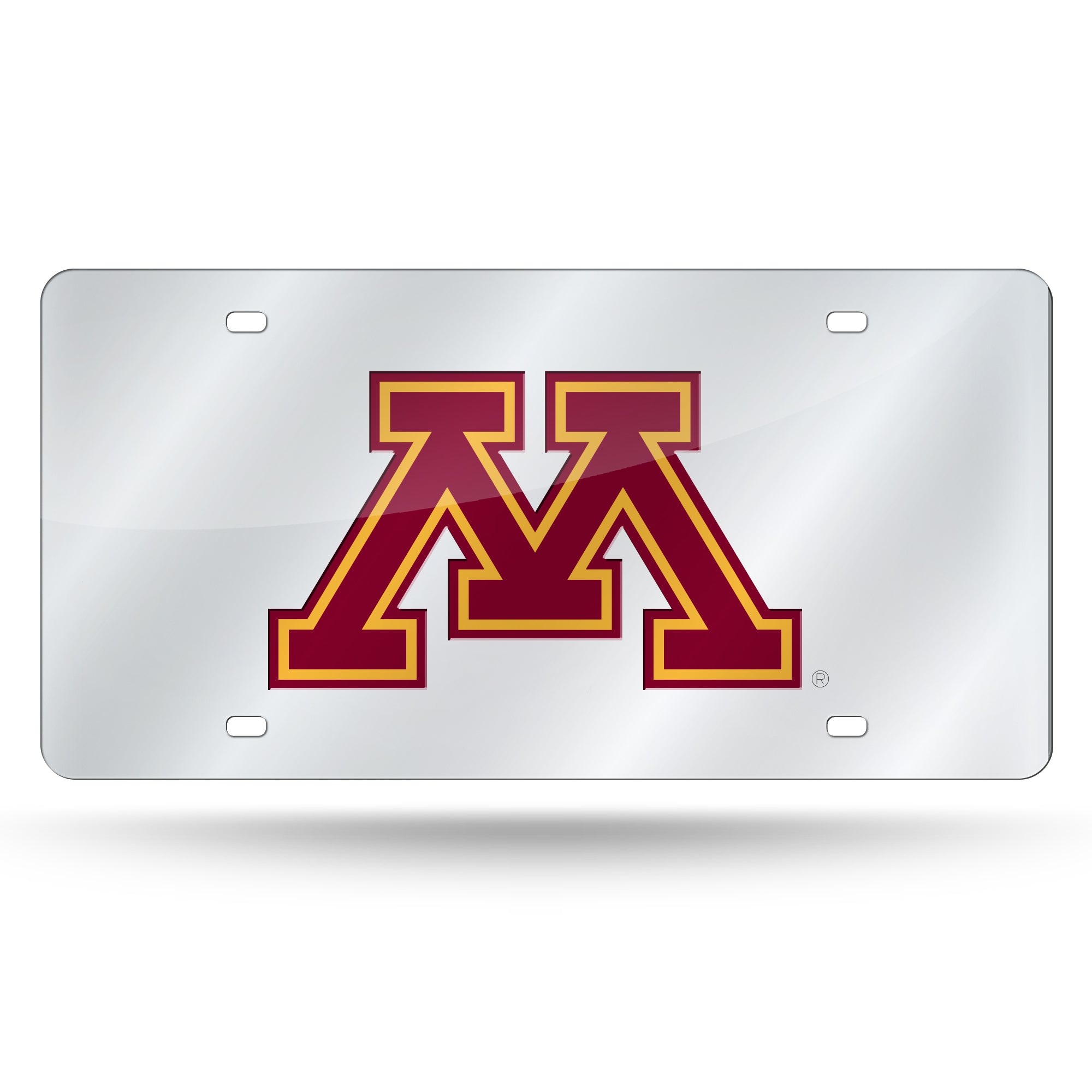 Minnesota Golden Gophers Silver Laser Cut Tag