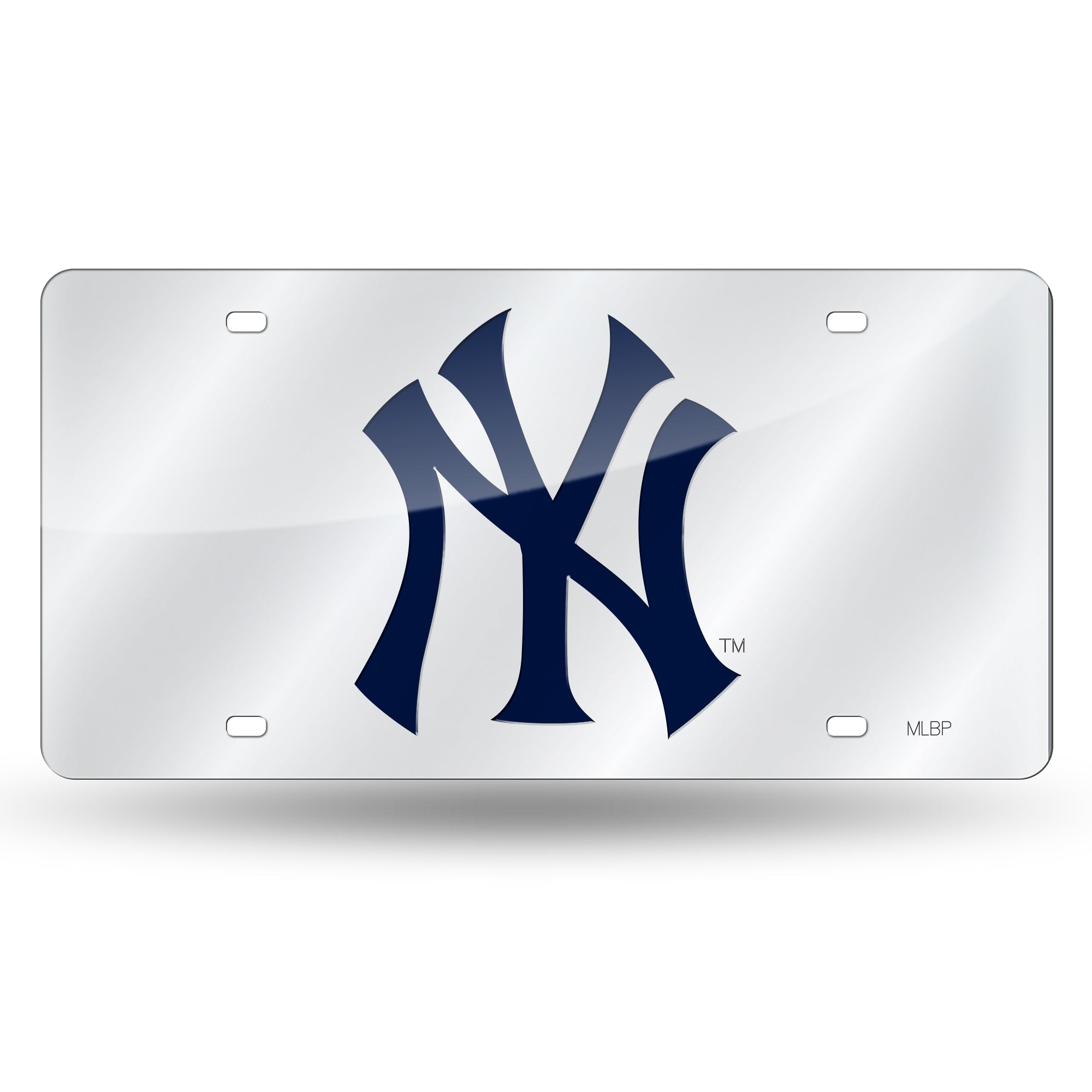New York Yankees Silver Laser Cut Tag