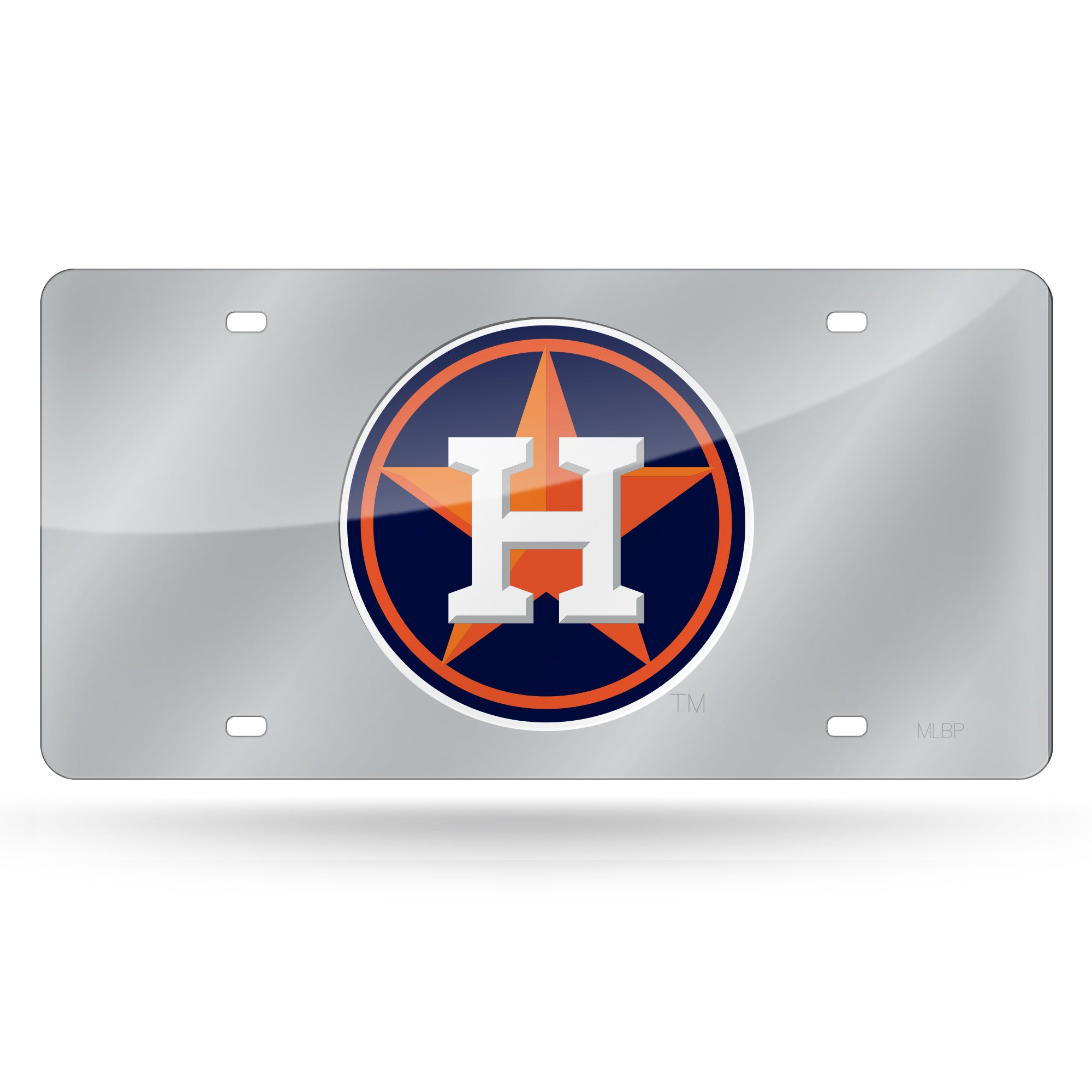 Houston Astros Silver Laser Cut Tag