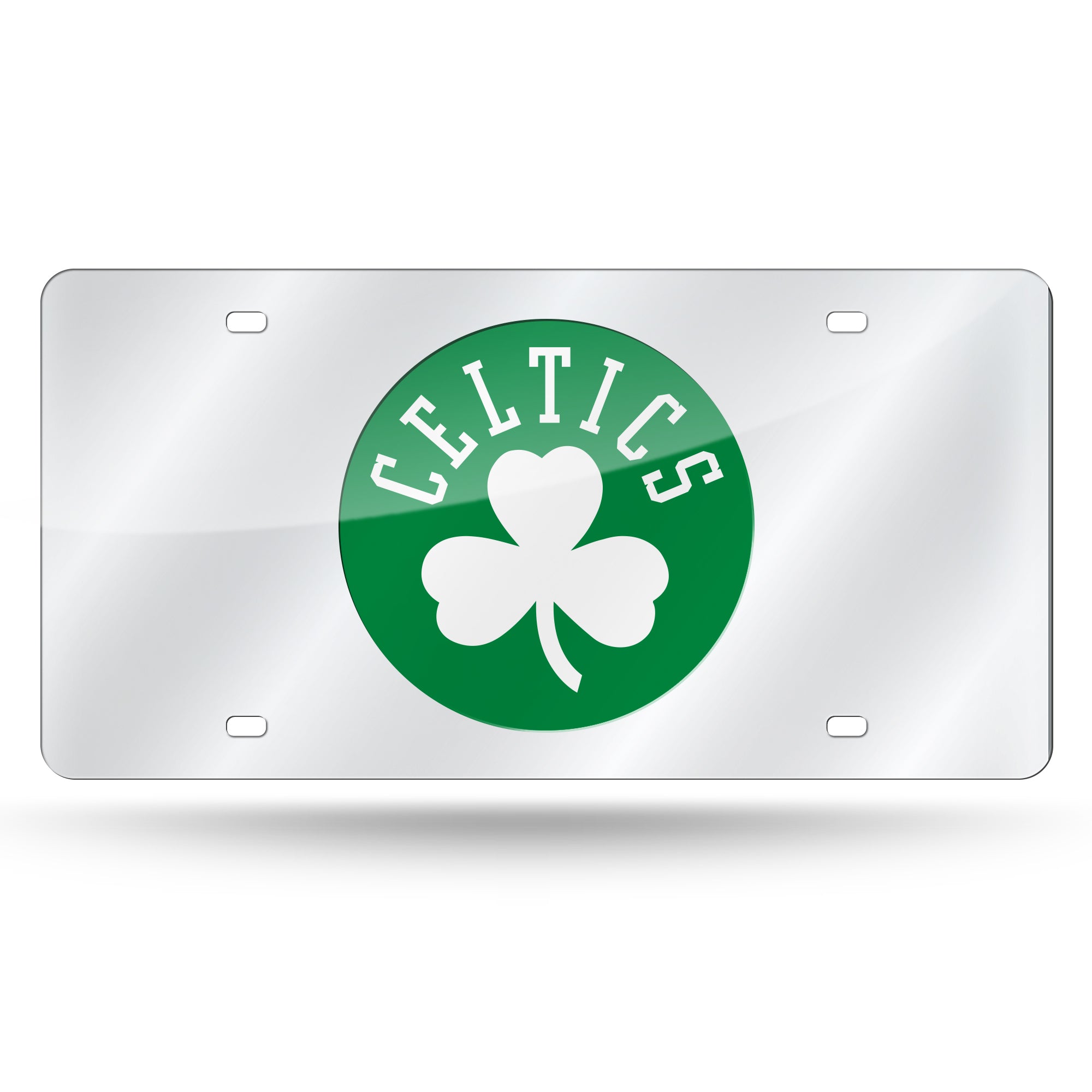 Boston Celtics Silver Laser Cut Tag