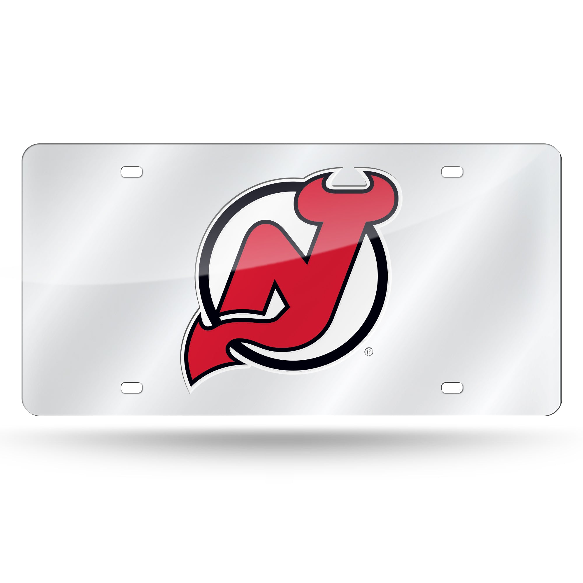 New Jersey Devils Silver Laser Cut Tag