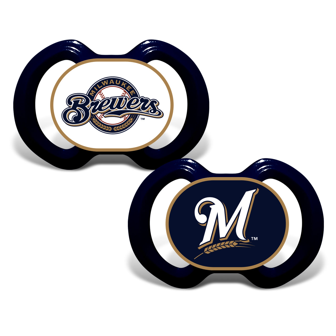 MILWAUKEE BREWERS 2-PACK PACIFIER