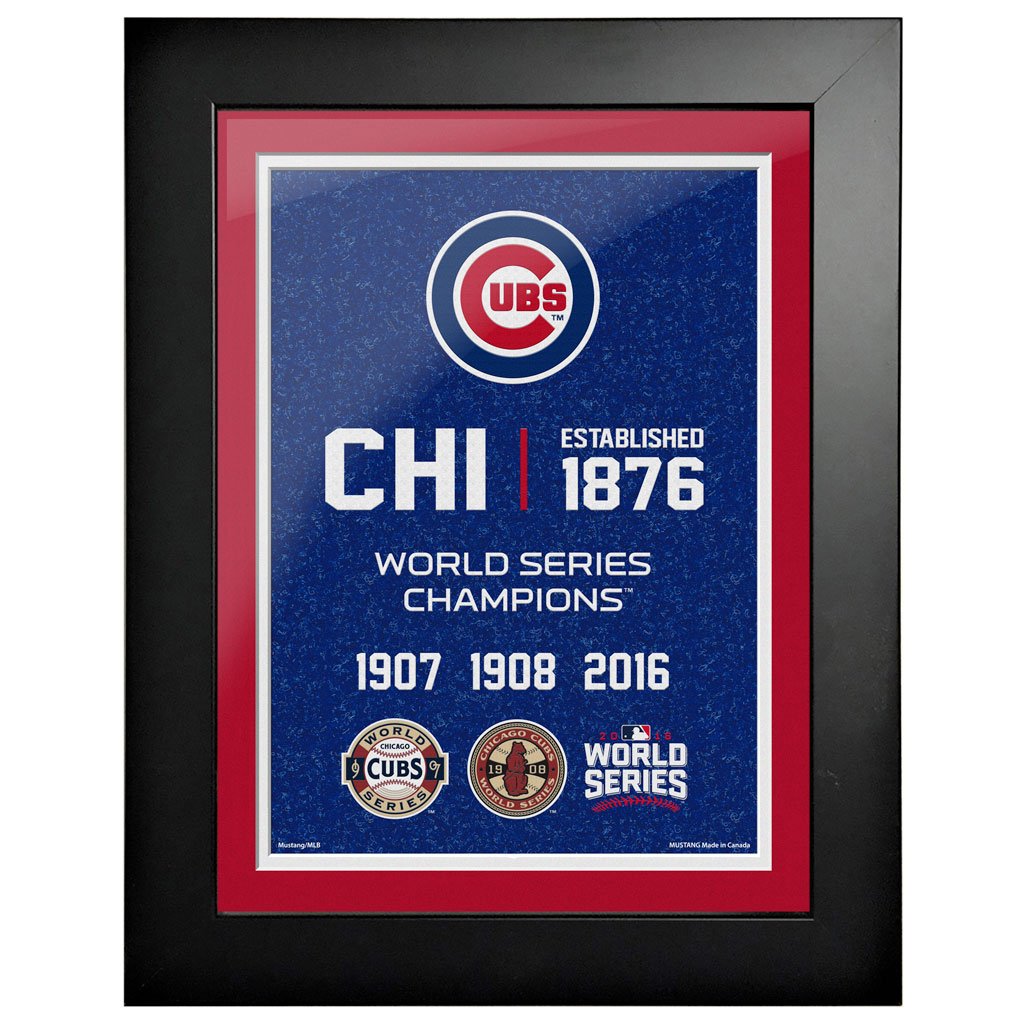 Chicago Cubs 12x16 World Series Empire Frame