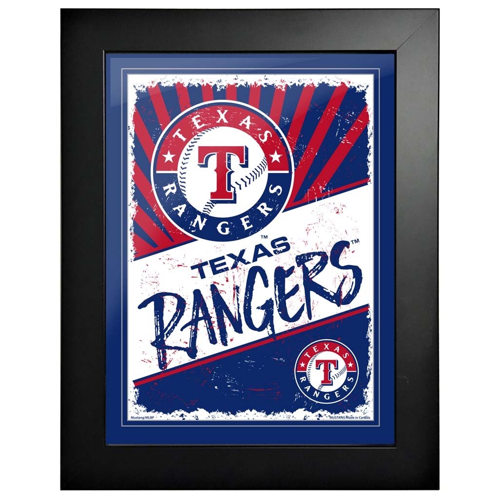 Texas Rangers 12x16 Classic Framed Artwork