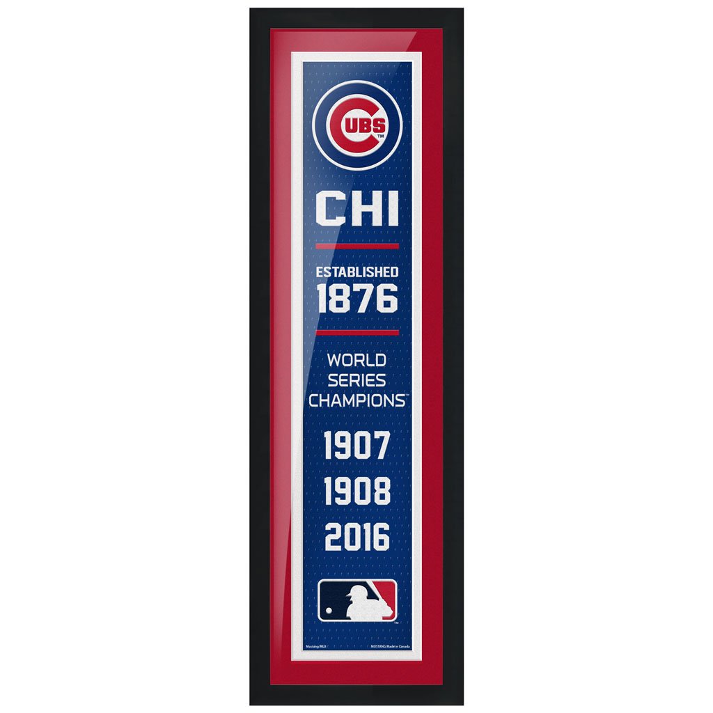 Chicago Cubs - 6X22 Framed Artwork- Empire