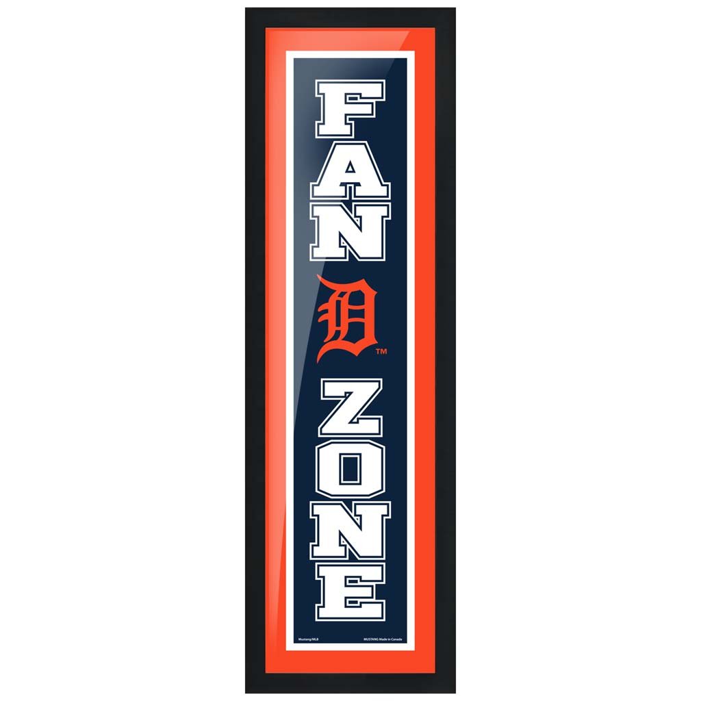 Detroit Tigers 6x22 Fan Zone Framed Artwork