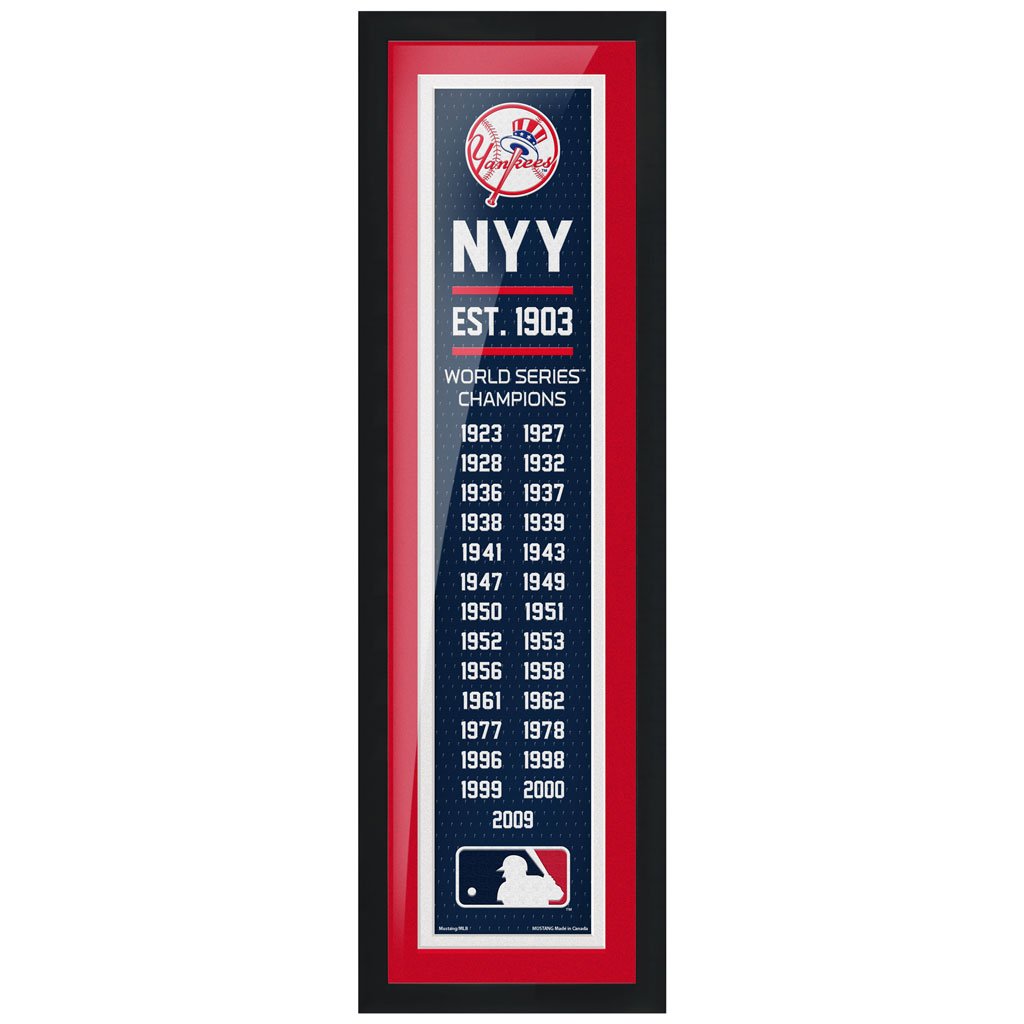 New York Yankees 6x22 Framed Artwork- Empire