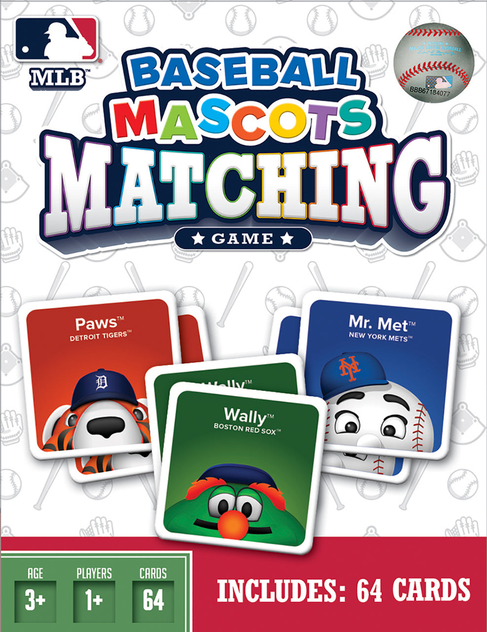 MLB LEAGUE MASCOTS MATCHING GAME