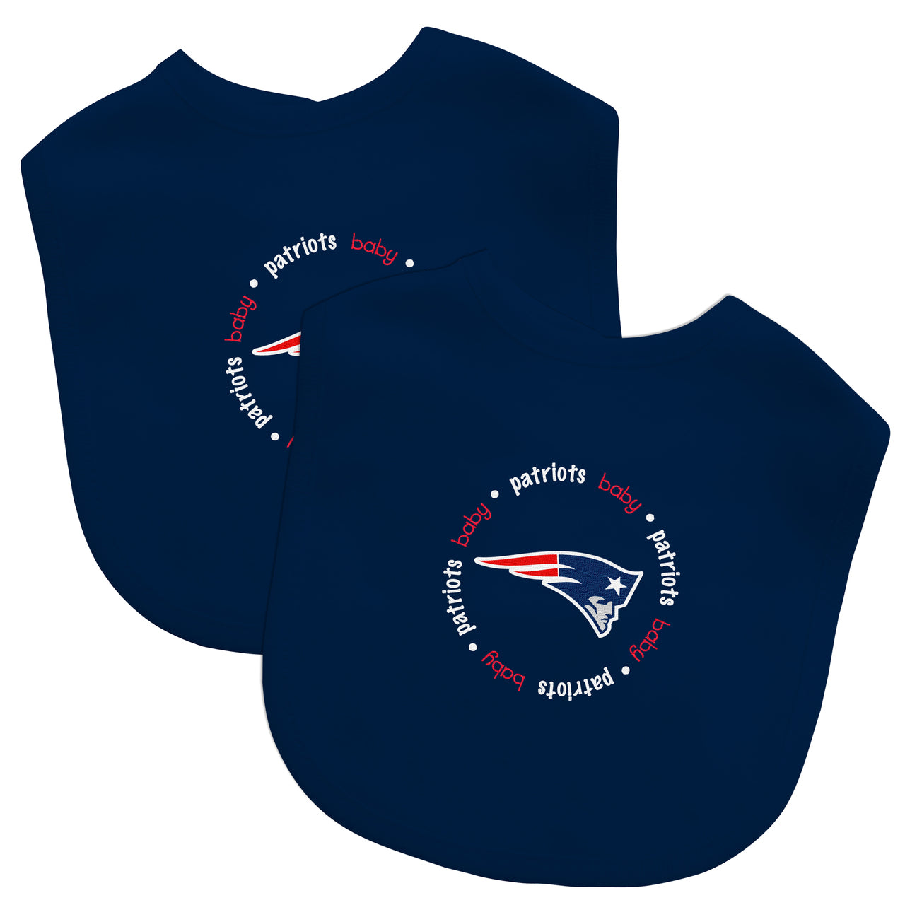 BABY FANATICS NFL NEW ENGLAND PATRIOTS 2-PACK BIBS