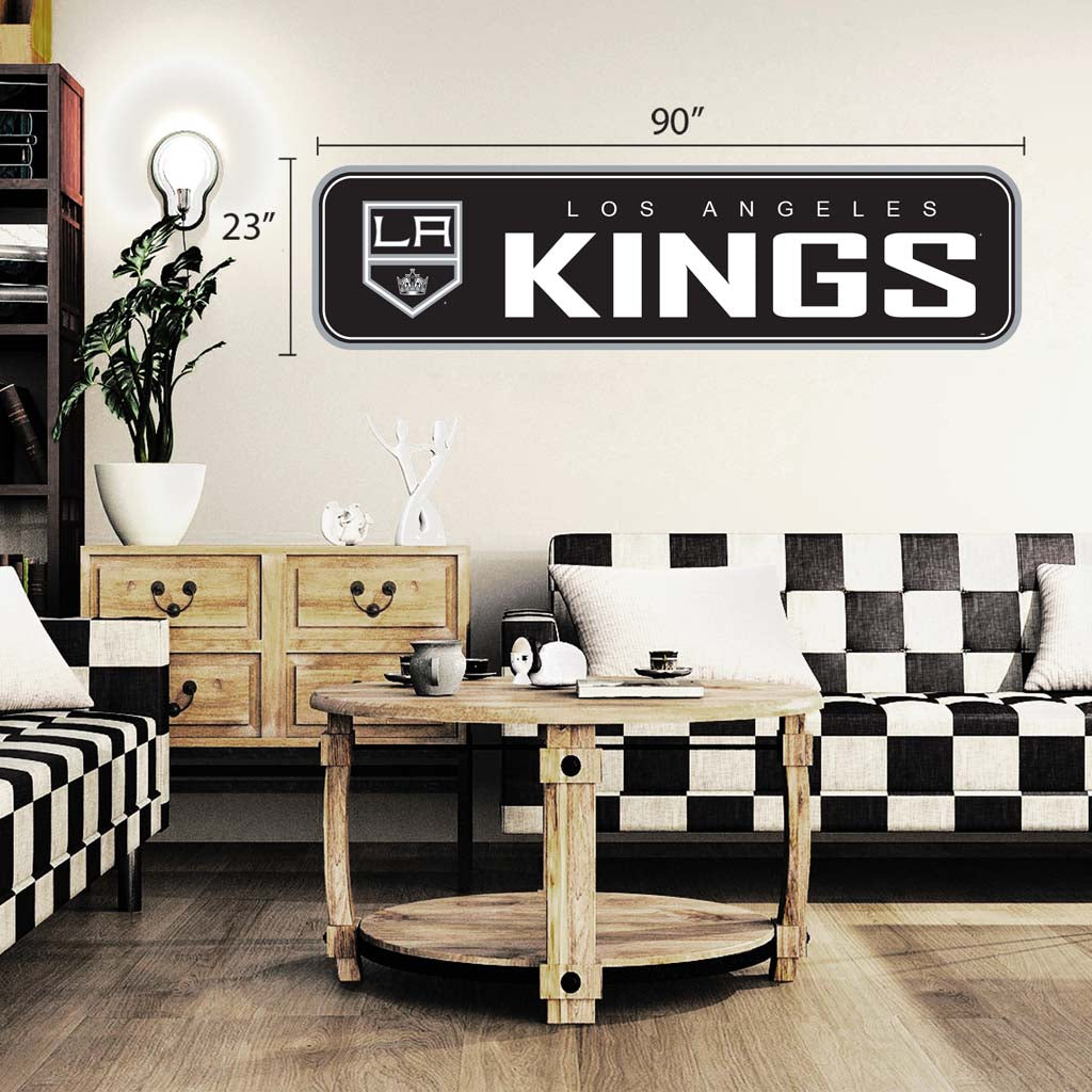 Los Angeles Kings - 90x23 Team Repositional Wall Decal - Long Design
