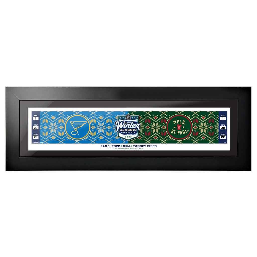 NHL Winter Classic 6x22 Ticket Frame