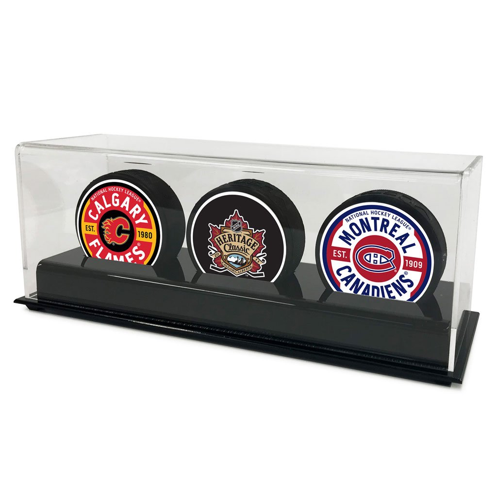 Heritage Classic Three Puck Display - 2011