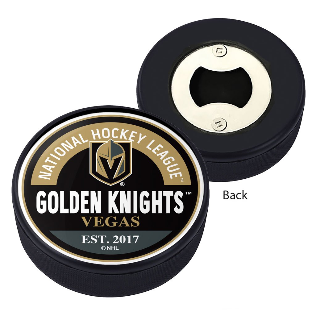 Vegas Golden Knights Block Textured Puck Opener