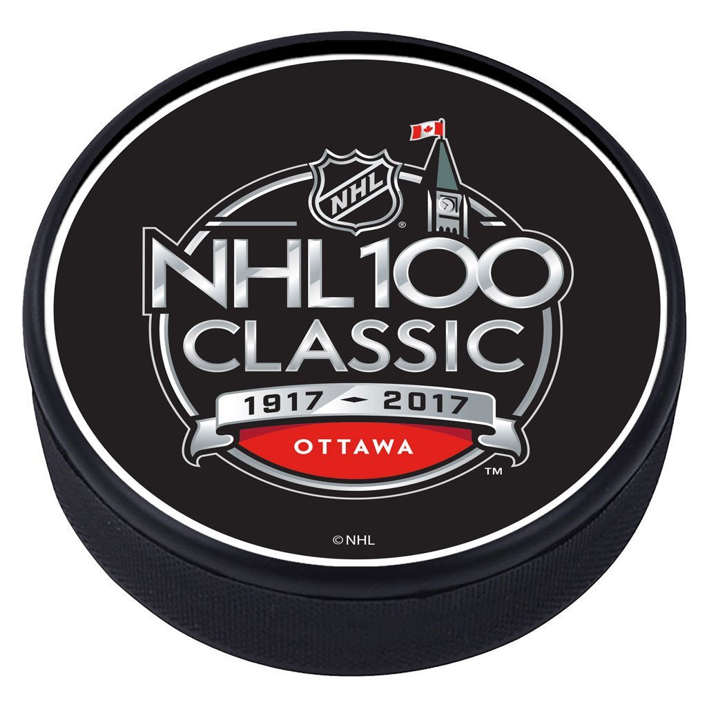 NHL 100 Classic Textured Puck - 2017