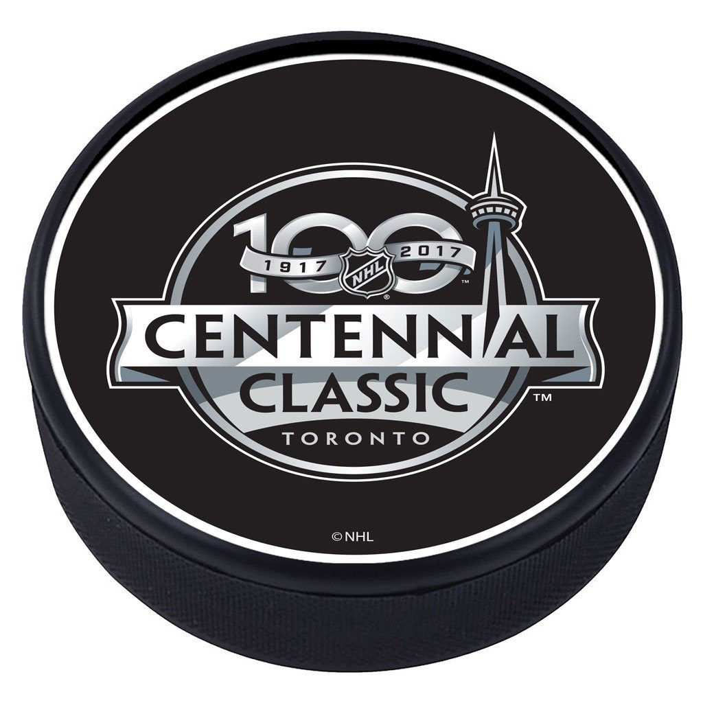 NHL Centennial Classic Textured Puck - Toronto 2017