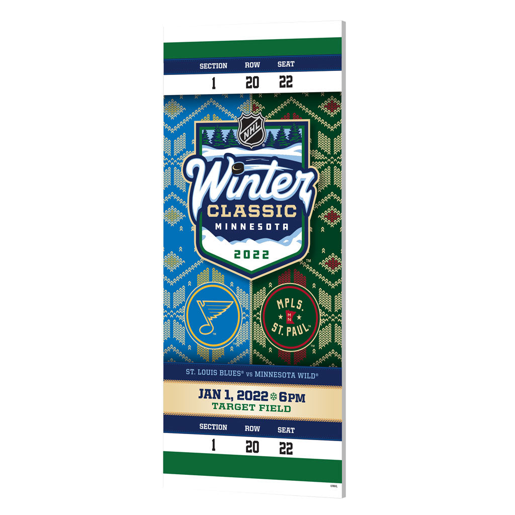 NHL Winter Classic 7x12 Ticket Plaque