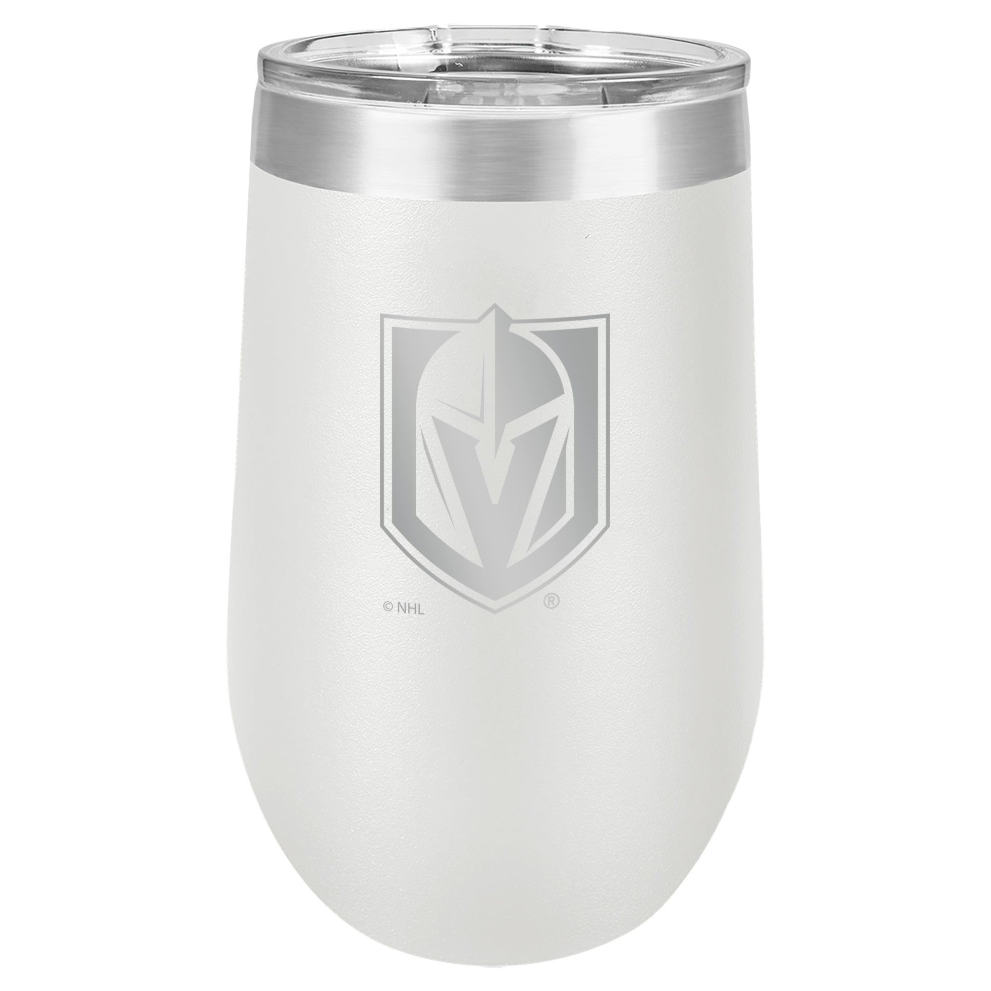 Vegas Golden Knights 16oz Polar Stemless Wine- White