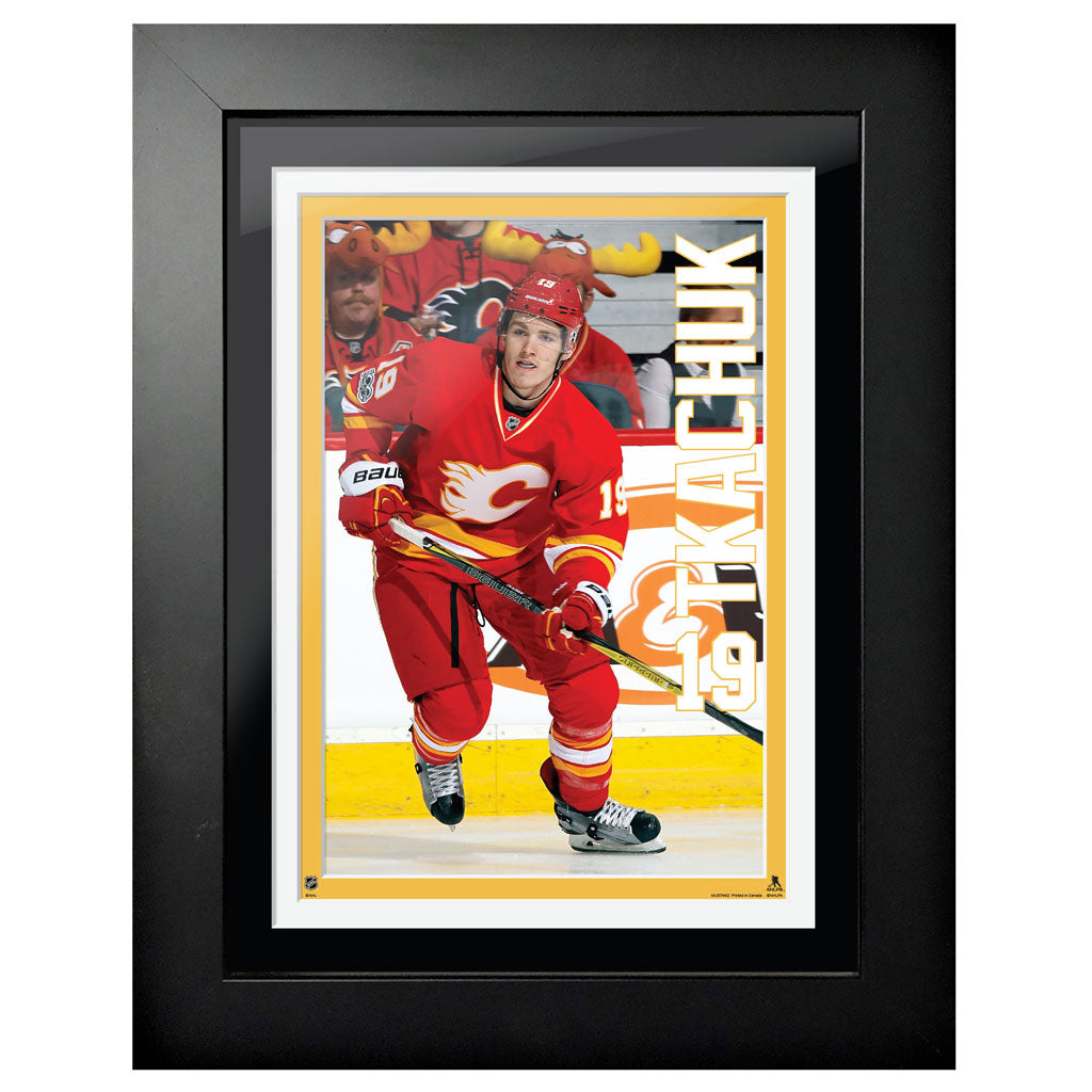 Calgary Flames Matthew Tkachuk 12x16 VT Design - Home Jersey