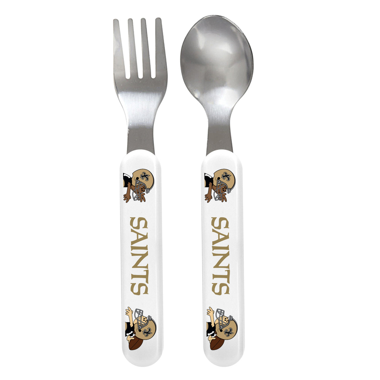 BABY FANATICS NFL NEW ORLEANS SAINTS FORK & SPOON SET