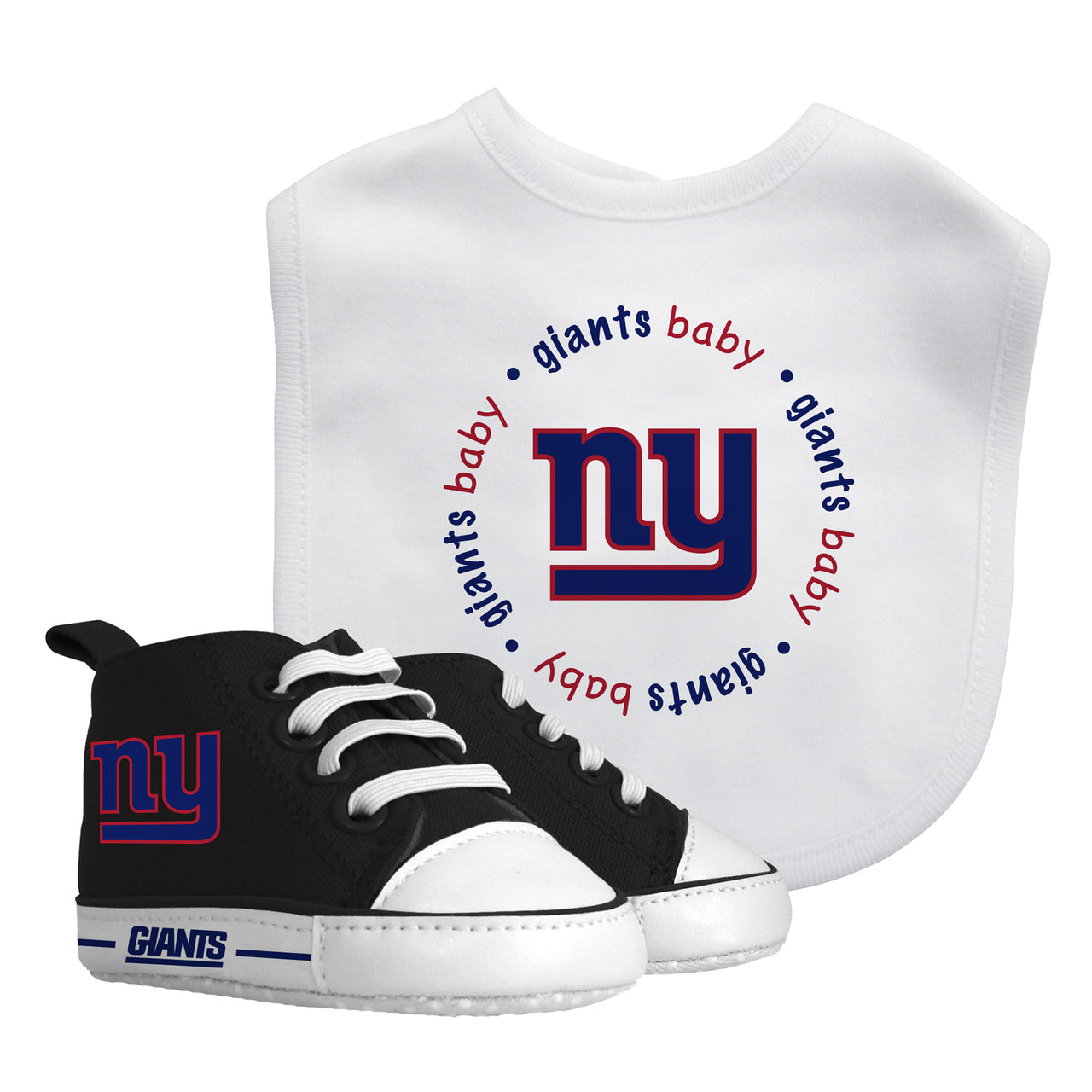 BABY FANATIC NFL NEW YORK GIANTS 2-PIECE GIFT SET