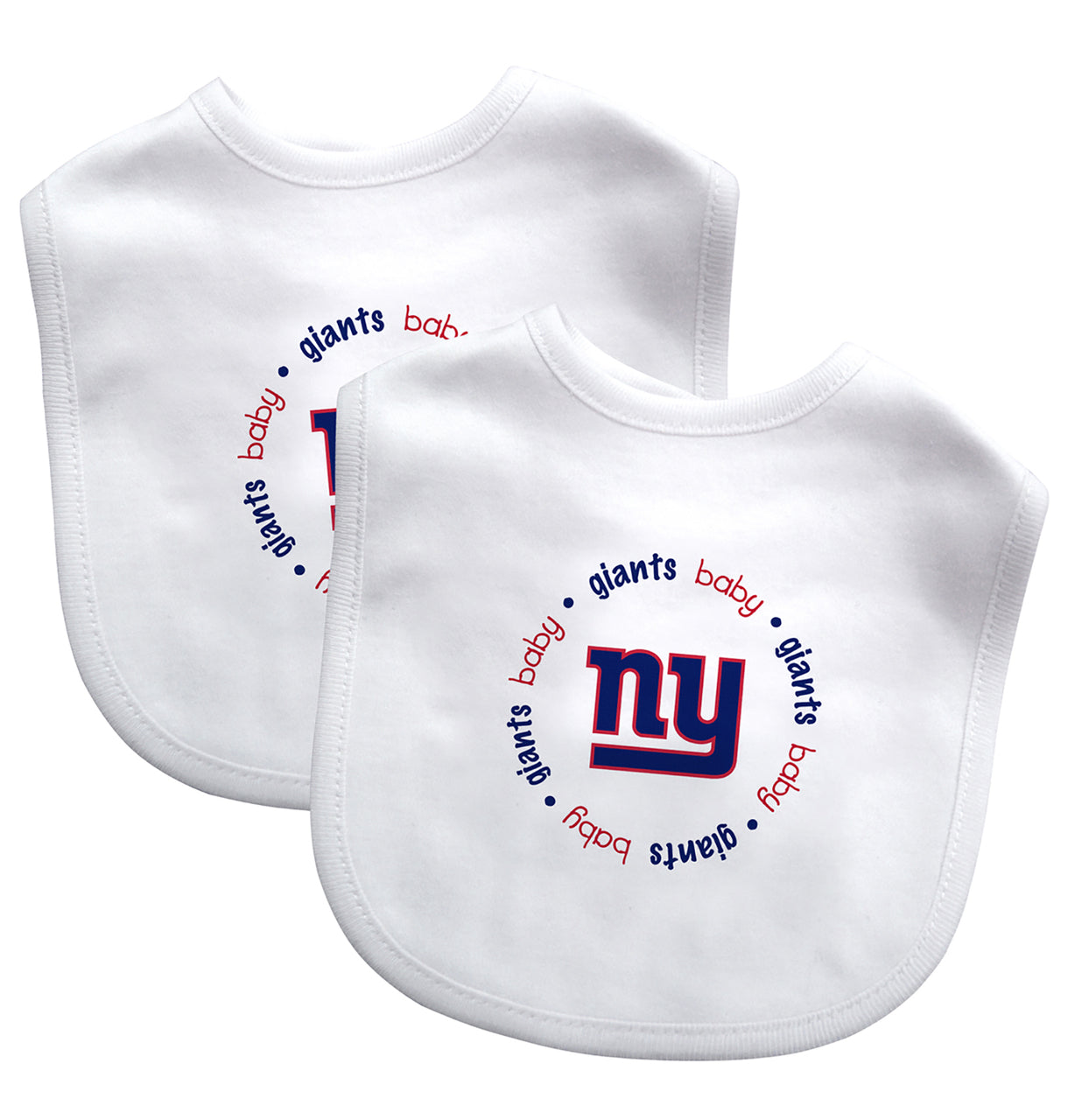 BABY FANATICS NFL NEW YORK GIANTS 2-PACK BIBS