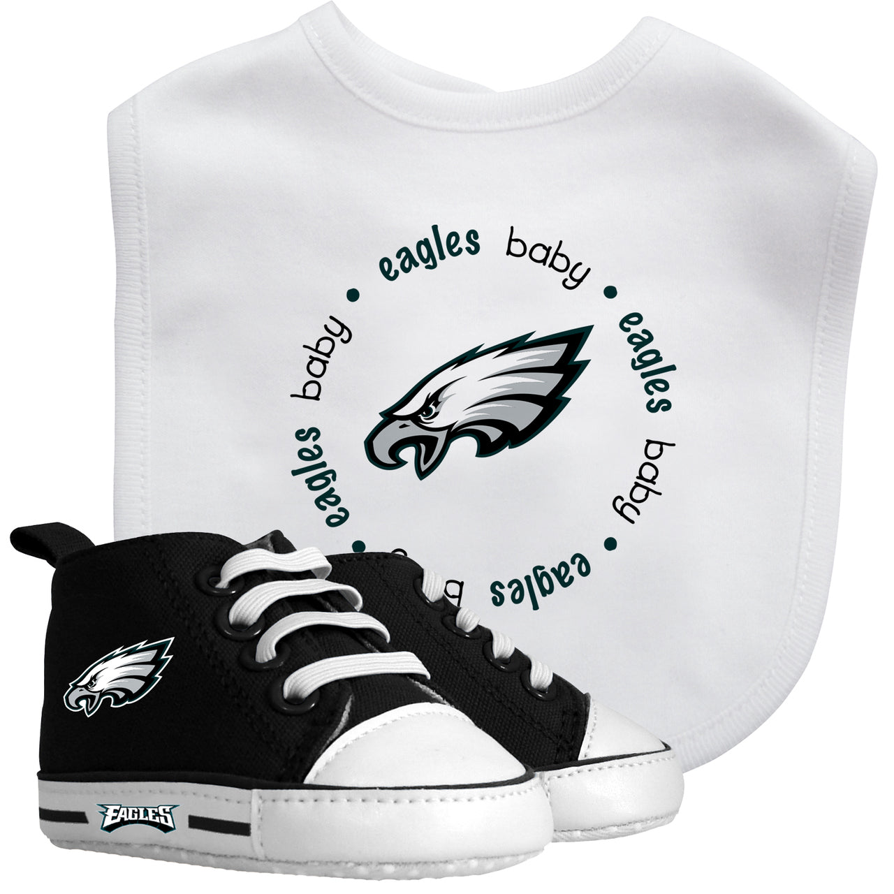 BABY FANATICS NFL PHILADELPHIA EAGLES 2-PIECE GIFT SET