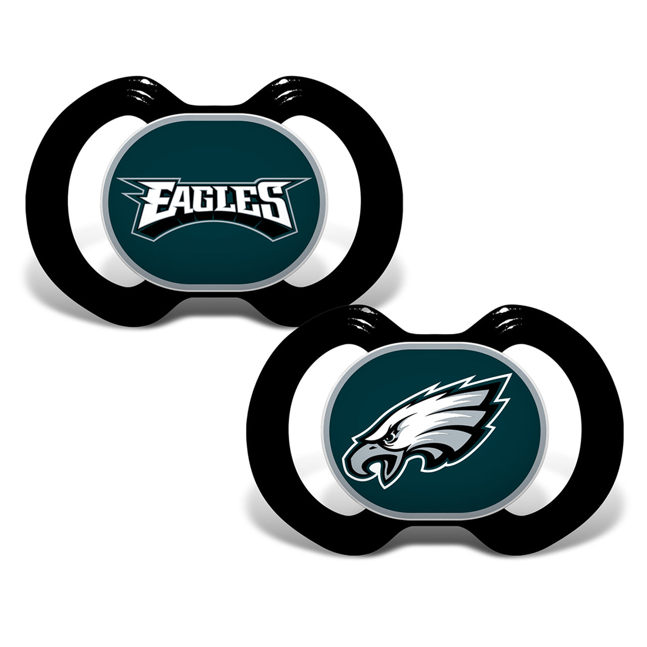 BABY FANATIC NFL PHILADELPHIA EAGLES 2-PACK PACIFIERS