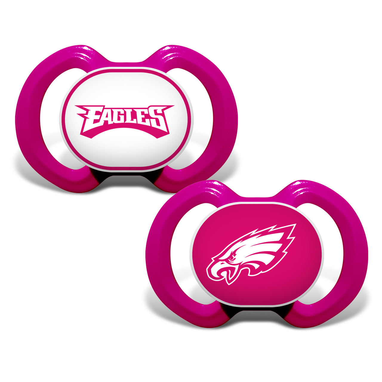 BABY FANATICS PHILADELPHIA EAGLES 2-PACK PACIFIERS - PINK