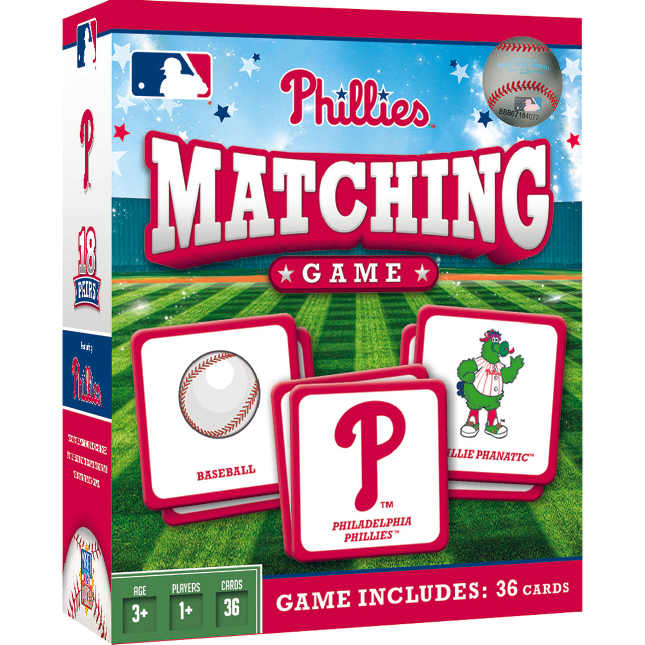 MLB PHILADELPHIA PHILLIES MATCHING GAME