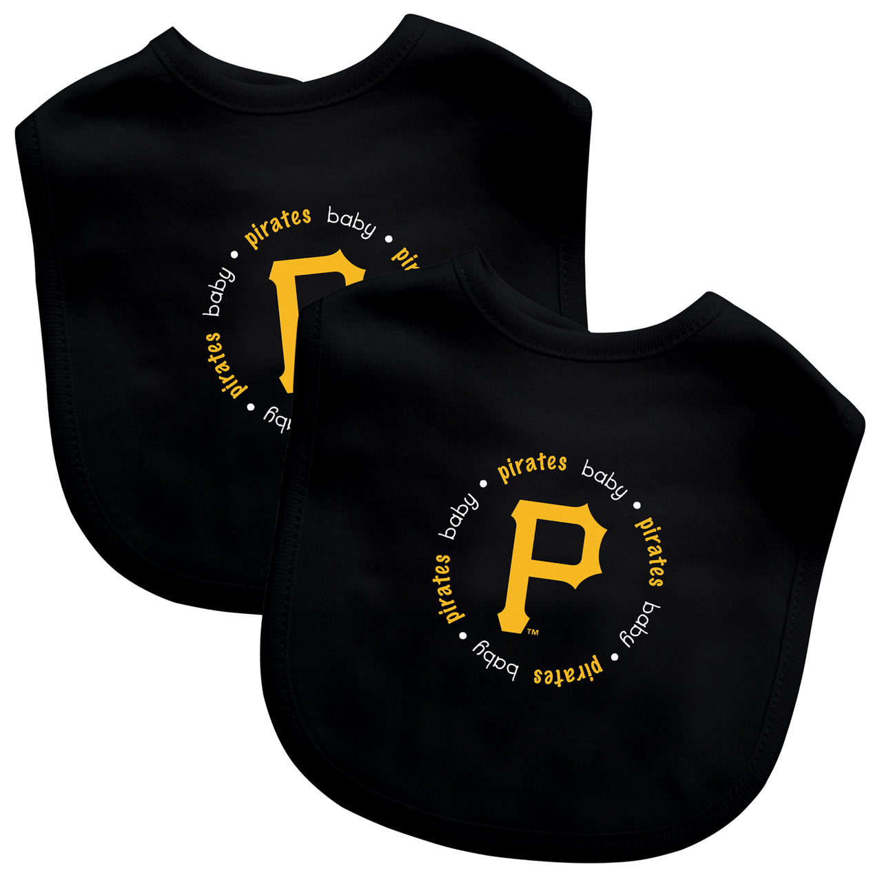 BABY FANATICS MLB PITTSBURGH PIRATES 2-PACK BIBS