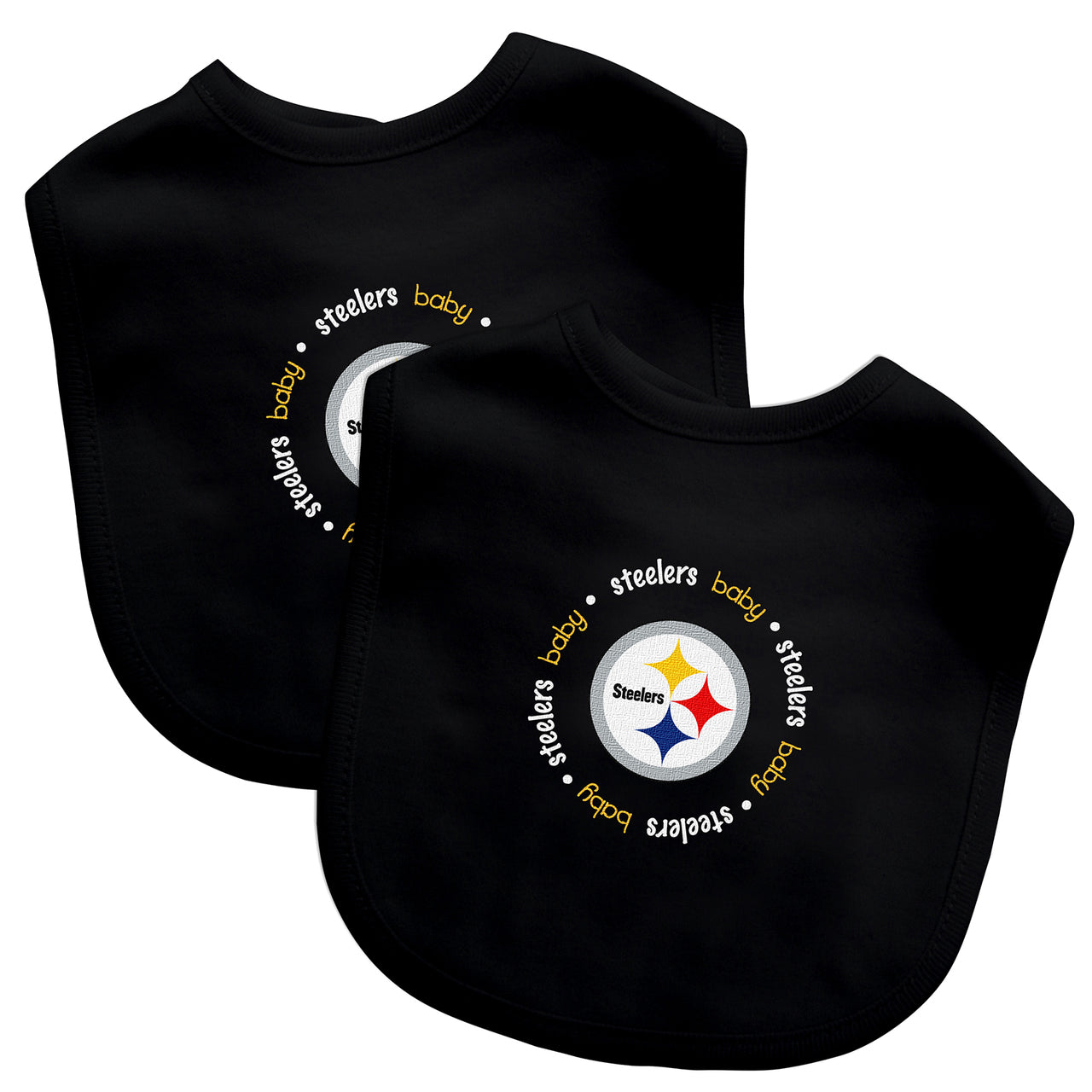 BABY FANATICS NFL PITTSBURGH STEELERS 2-PACK BIBS