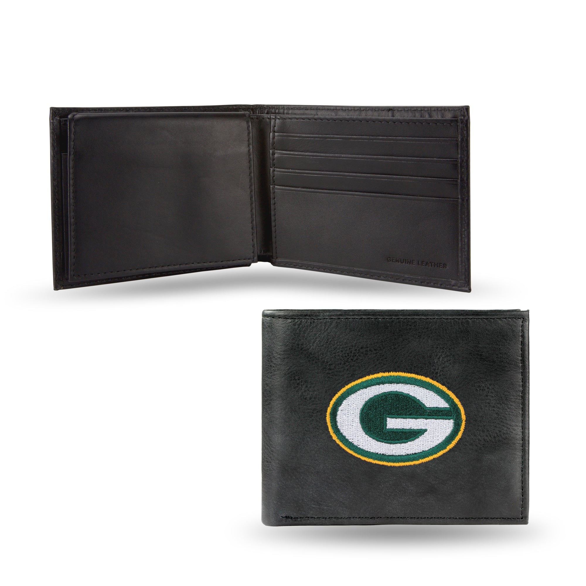 Green Bay Packers Embroidered Billfold Wallet