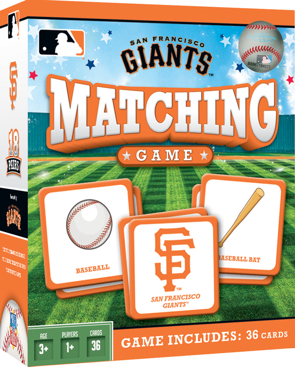 MLB SAN FRANCISCO GIANTS MATCHING GAME