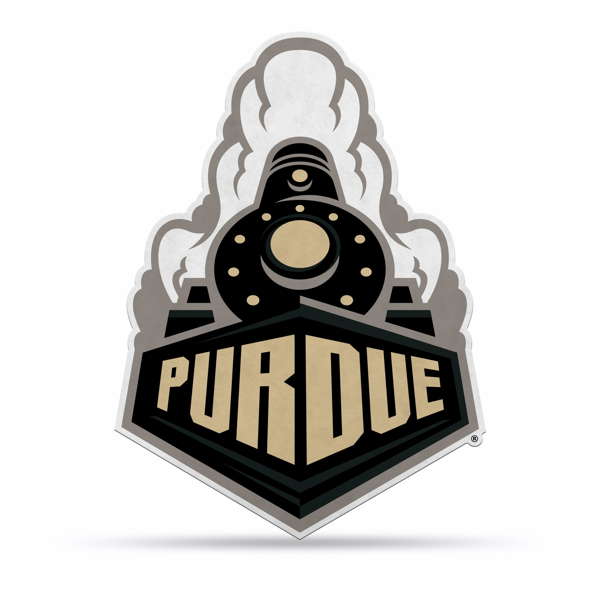 NCAA Rico Industries Purdue Boilermakers Primary Logo Shape Cut Pennant - Soft Felt EZ to Hang