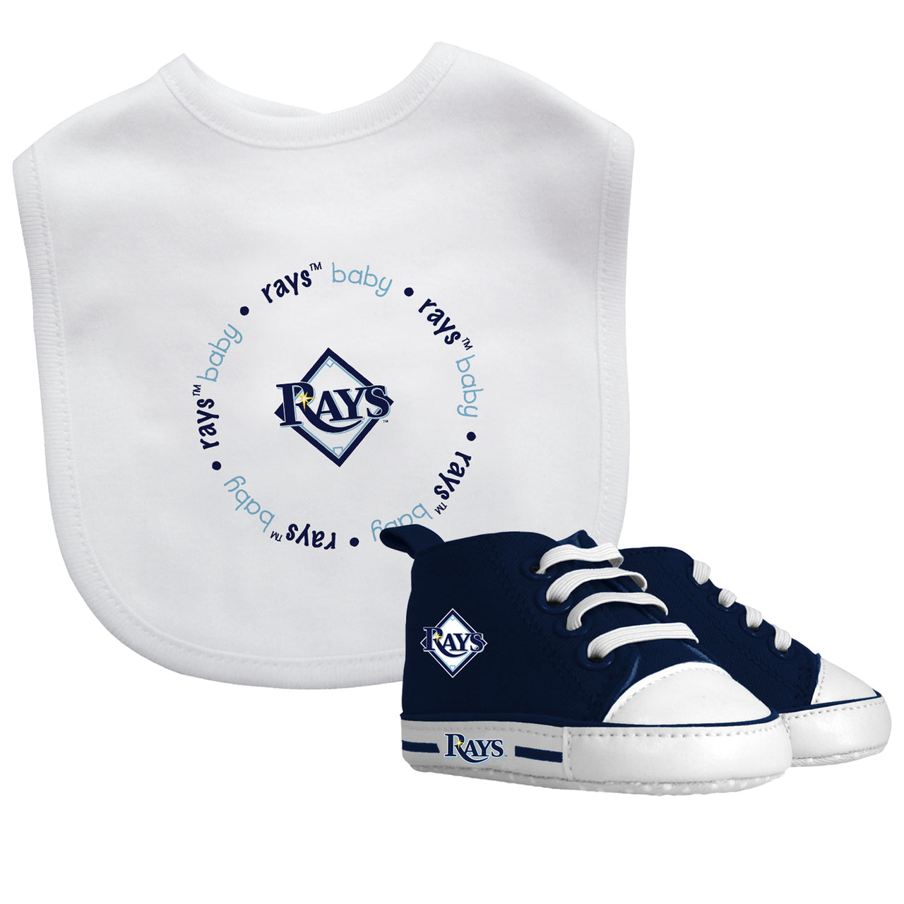 BABY FANATICS MLB TAMPA BAY RAYS 2-PIECE GIFT SET