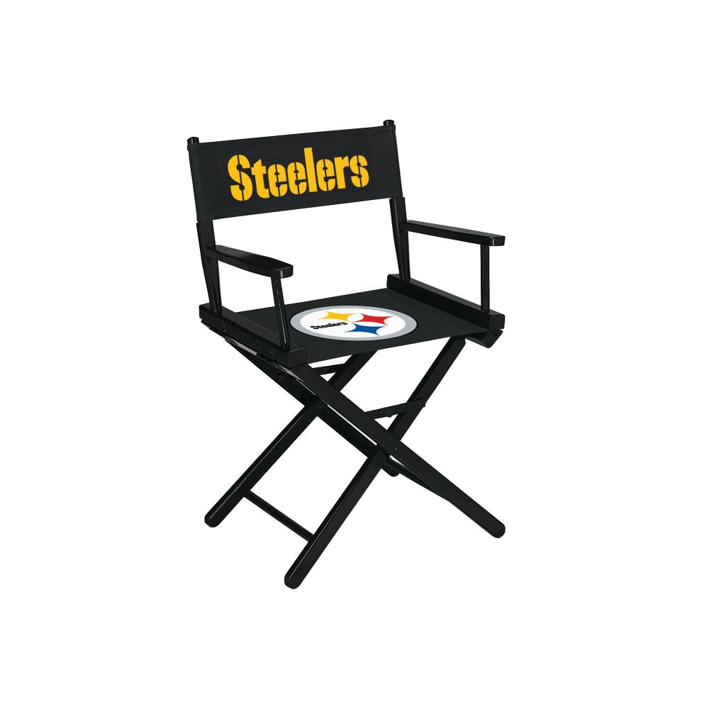 Pittsburgh Steelers Table Height Directors Chair