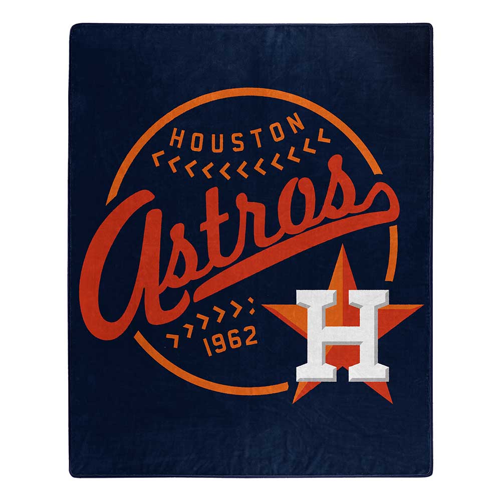 Houston Astros MLB Moonshot Raschel Throw Blanket