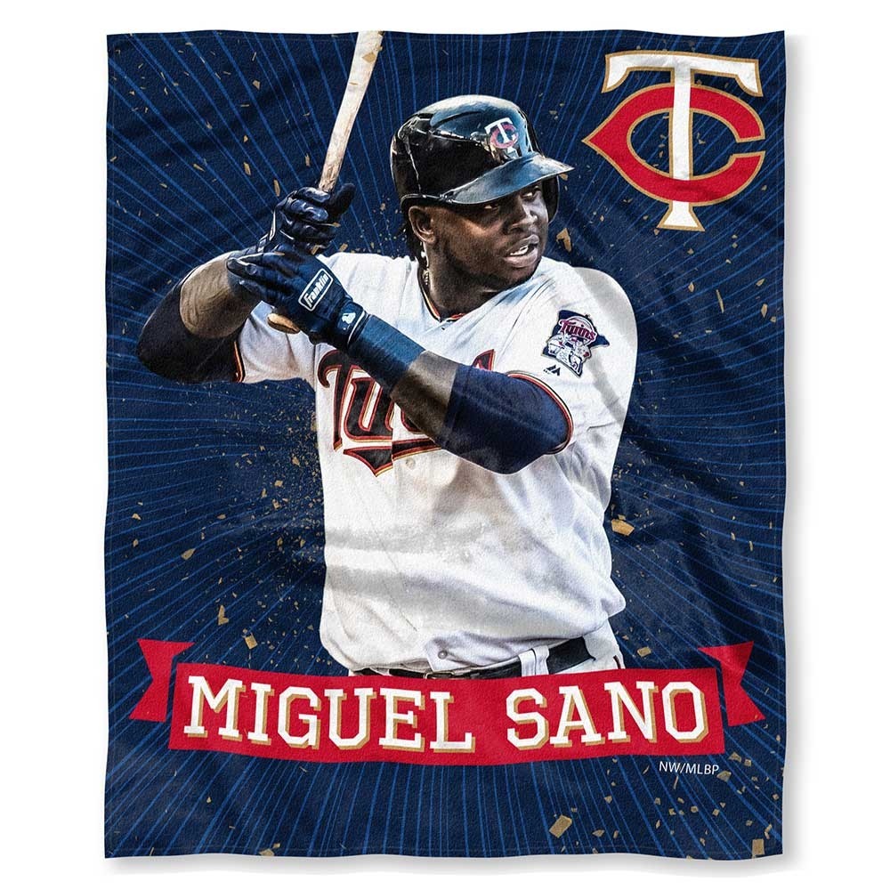 Miguel Sano “ Minnesota Twins MLBPA Players HD Silk Touch Throw Blanket